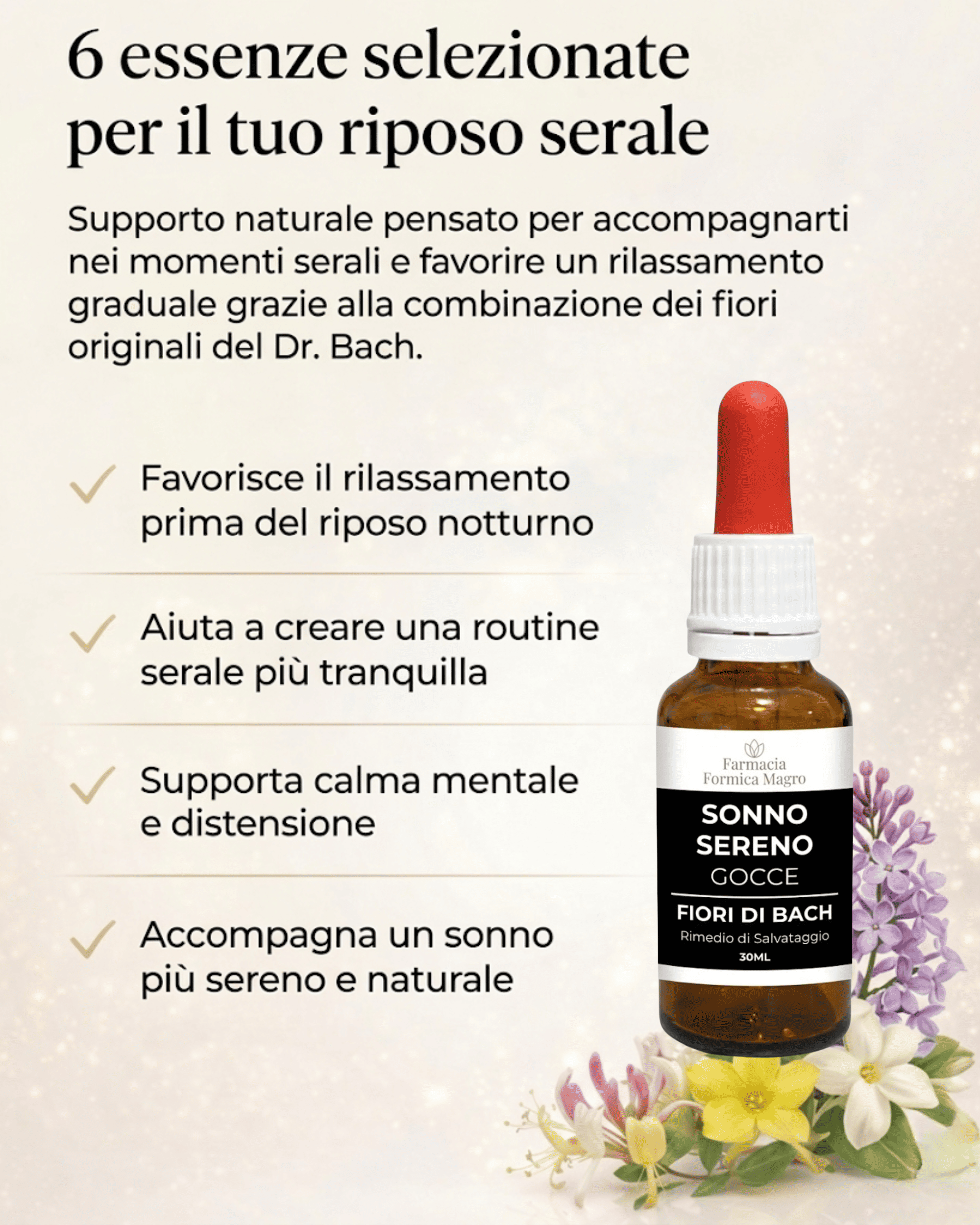 Fiori di Bach Gocce Sonno Sereno 30 ml